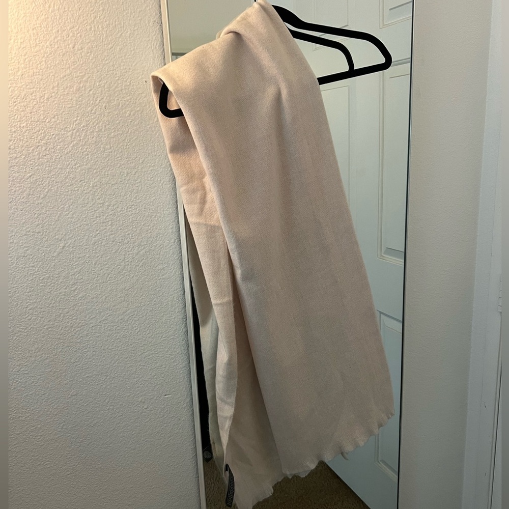 Blush light pink scarf